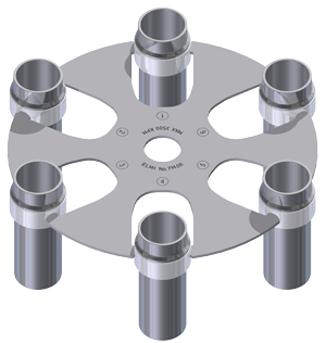 ротор медицинской центрифуги CM-7S Elmi