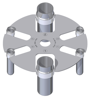 ротор медицинской центрифуги CM-8S Elmi